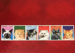 PARAGUAY 1984 6v Neuf MNH ** Mi 3811 / 3816 Gato Cat Pet Katze Gatto - Domestic Cats