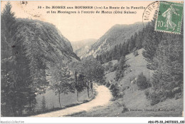 ADUP5-39-0403 - MOREZ Aux ROUSSES - Route De La Faucille Et Les Montagnes à L'entrée De Morez - Morez
