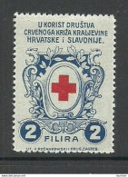 Croatia & Slovenia Ca. 1915 Red Cross Rotes Kreuz Vignette Charity Poster Stamp * Croce Rossa - Cruz Roja