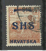 Jugoslavia CROATIA Kroatien Hrvatska 1918 Michel 66 O - Croatie