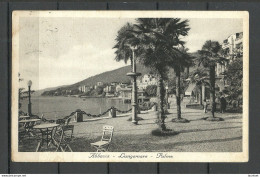 Croatia ITALYAN Occupation  O FIUME 1923 Abazzia Lungomare Palme Post Card, Sent To Germany - Kroatien