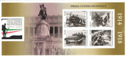Italy Italia 2015 WWI 100 Ann 1914-1918 Set Of 4 Stamps In Block MNH - Prima Guerra Mondiale