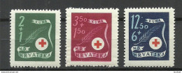 CROATIA Kroatien Hrvatska 1944 Michel 167 - 169 * Red Cross - Cruz Roja