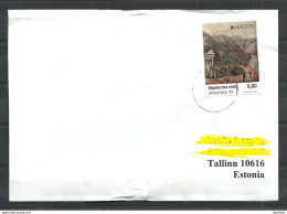 CROATIA Kroatien Hrvatska 2021 Cover To Estonia With EUROPA CEPT Stamp NB! Cover Has Some Damages At Margins! - Croatie