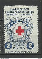 CROATIA Kroatien Slavonija Vignette Red Cross Roter Kreuz * - Red Cross