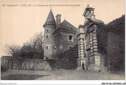 AEZP3-38-0251 - Dauphine - VIZILLE - Le Chateau Du Roi Et La Porte Du Connetable - Vizille