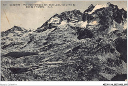 AEZP2-38-0138 - GRENOBLE - Vue Panoramique Des Sept-laux - Vue Prise Du Col De L'homme - Grenoble