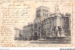 AEZP11-38-0955 - GRENOBLE - La Cathédrale Et Le Monument Du Centenaire  - Grenoble