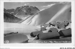 AEZP11-38-0951 - Soir De L'hiver à L'alpe D'huez  - Le Taillefer  - Bourg-d'Oisans