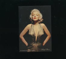CPSM -  Marilyn MONROE Gold - Famous Ladies
