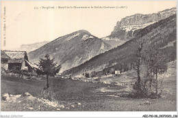 AEZP10-38-0903 - CHARTREUSE - Massif Et Le Col Du Cucheron  - Chartreuse