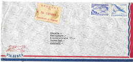 Postzegels > Amerika > Uruguay >aangetekende Luchtpostbrief  Met 2 Postzegels  (17794) - Uruguay