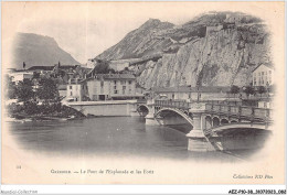 AEZP10-38-0876 - GRENOBLE - Le Pont De L'esplanade Et Les Forts  - Grenoble