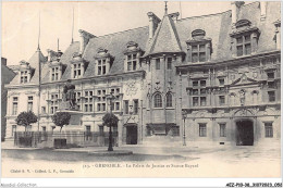 AEZP10-38-0861 - GRENOBLE - Le Palais De Justice Et Statue Bayard  - Grenoble
