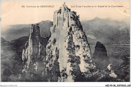 AEZP9-38-0790 - GRENOBLE - Les Trois Pucelles Et Le Massif De La Chartreuse  - Grenoble