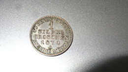 PRUSSE, Belle 1 Silber Groschen 1870A  .............. BJ-13 - Piccole Monete & Altre Suddivisioni
