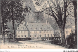 AEZP8-38-0711 - SASSENAGE - Le Château Du Marquis De Roche Bérenger  - Sassenage