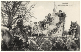 CPA 45 - MELLEROY - Cavalcade De 1927 - Char Avec Nacelle En Gradins - Other & Unclassified