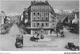 AEZP8-38-0689 - GRENOBLE - Avenues De La Gare Et Alsace-lorraine  - Grenoble