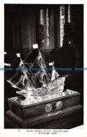 R096884 Silver Model Of The Golden Hind. Buckland Abbey. RP - World