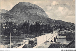 AEZP8-38-0687 - GRENOBLE - Le Pont De L'île Verte Et Le St-eynard  - Grenoble