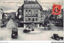 AEZP8-38-0682 - GRENOBLE - Avenues De La Gare Et L'alsace-lorraine  - Grenoble