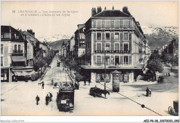 AEZP8-38-0679 - GRENOBLE - Les Avenues De La Gare Et D'alsace-lorraine Et Les Alpes  - Grenoble
