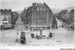 AEZP8-38-0675 - GRENOBLE - Avenues De La Gare Et L'alsace-lorraine  - Les Alpes  - Grenoble