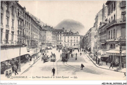 AEZP8-38-0674 - GRENOBLE - La Place Grenette Et Le Saint-eynard  - Grenoble