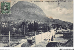 AEZP8-38-0672 - GRENOBLE - Le Pont De L'ile Verte Et Le St-eynard  - Grenoble