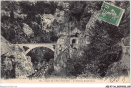 AEZP7-38-0639 - VERCORS - Gorges De La Bourne - Le Pont De Goule Noire  - Vercors