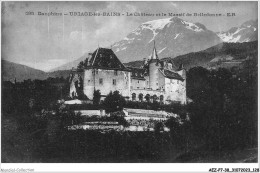 AEZP7-38-0628 - URIAGE - Le Château Et Le Masif De Belledonne  - Uriage