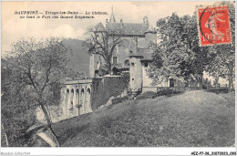 AEZP7-38-0610 - URIAGE - Le Château - Au Fond Le Fort Des Quatre Seigneurs  - Uriage
