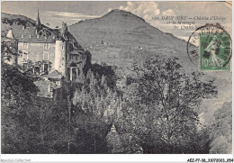 AEZP7-38-0591 - URIAGE-les-BAINS -  Château D'uriage Et La Montagne Des Quatre Seigneurs  - Uriage