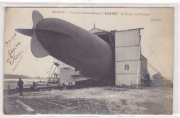 Moisson - Sortie Du Ballon Militaire "Patrie" Du Hangar De Remisage - Zeppeline