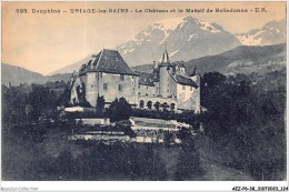 AEZP6-38-0528 - DAUPHINE - URIAGE-LES-BAINS - Le Chateau Et Le Massif De Belledonne - Uriage