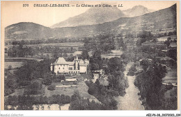 AEZP6-38-0518 - URIAGE-LES-BAINS - Le Chateau Et Le Colon - Uriage
