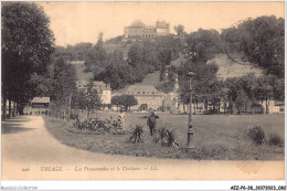 AEZP6-38-0507 - URIAGE - Les Promenades Et Le Chateau - Uriage