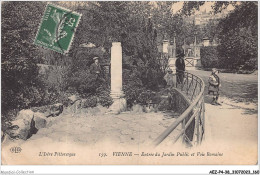 AEZP4-38-0369 - VIENNE - Entrée Du Jardin Public Et Voie Romaine - Vienne