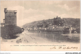 AEZP4-38-0341 - VIENNE - La Tour De Philippe De Valois - Le Quai Pajot Et L'ancien Chateau-fort De La Batie - Vienne