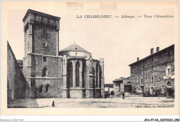 AFAP7-43-0687 - LA CHAISE-DIEU - Abbaye - Tour Clémentine - La Chaise Dieu