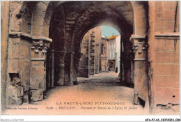 AFAP7-43-0661 - BRIOUDE - Portique Et Entrée De L'église St-julien - Brioude