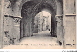 AFAP6-43-0655 - BRIOUDE - Portique Et Entrée De L'église St-julien - Brioude