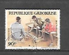TIMBRE OBLITERE DU GABON DE  1989 N° MICHEL 1029 - Gabon (1960-...)