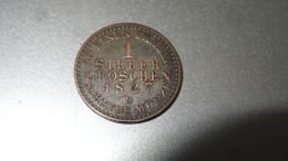 PRUSSE, Belle 1 Silber Groschen 1827D  .............. BJ-15 - Petites Monnaies & Autres Subdivisions