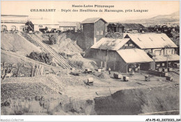 AFAP5-43-0519 - CHAMBARET - Dépot Des Houillères De Marsanges - Près Langeac - Autres & Non Classés