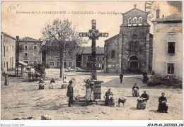 AFAP5-43-0505 - Environs De LA CHAISE-DIEU - Cistrières - Place De L'église - La Chaise Dieu