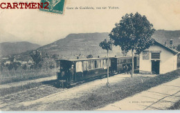 COMPAGNIE V.S.B. GARE DE COUBLEVIE VUE SUR VOIRON TRAIN TRAMWAY GARE 38 ISERE - Other & Unclassified