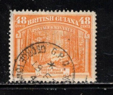BRITISH GUIANA Scott # 236 Used - Forest Road In The Interior - Brits-Guiana (...-1966)