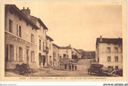 AFAP4-43-0422 - BLAVOZY - La Grande Rue - Route Nationale - Autres & Non Classés